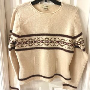 Vintage Eddie Bauer Fair Isle Sweater